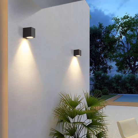 Modern Waterproof LED Up-and-Down Wall Light for Outdoor Facades