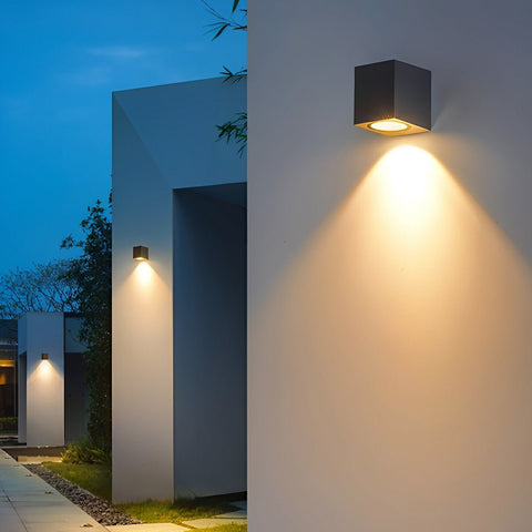 Modern Waterproof LED Up-and-Down Wall Light for Outdoor Facades