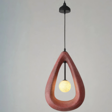Textured Teardrop Pendant Light for Dining and Kitchen Island Lighting