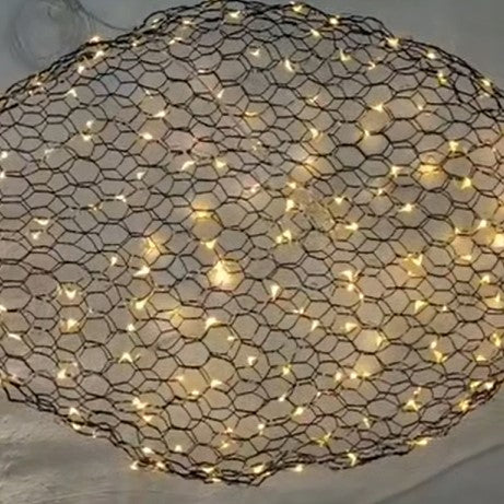 Metal Mesh Cloud Pendant Light for Modern Living and Dining Spaces
