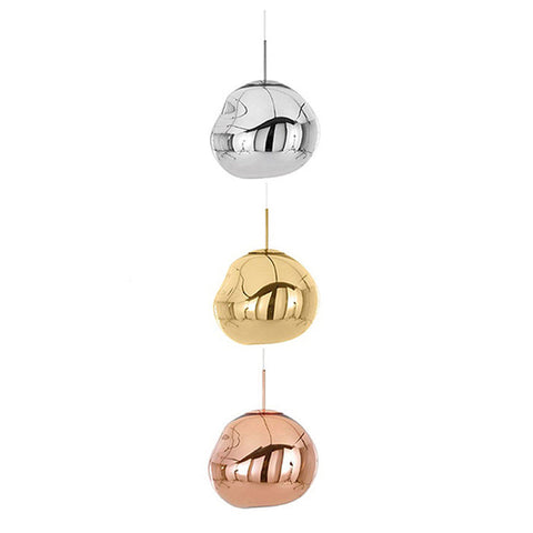 Glass Dome Ceiling Light for Dining and Living Spaces