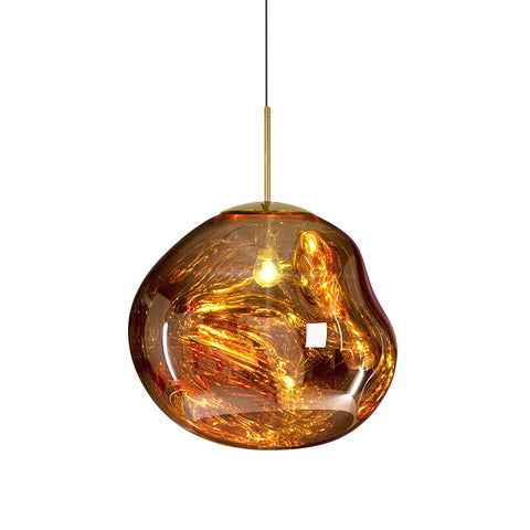 Glass Dome Ceiling Light for Dining and Living Spaces