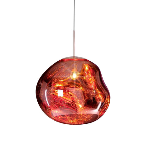 Glass Dome Ceiling Light for Dining and Living Spaces