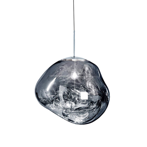 Glass Dome Ceiling Light for Dining and Living Spaces