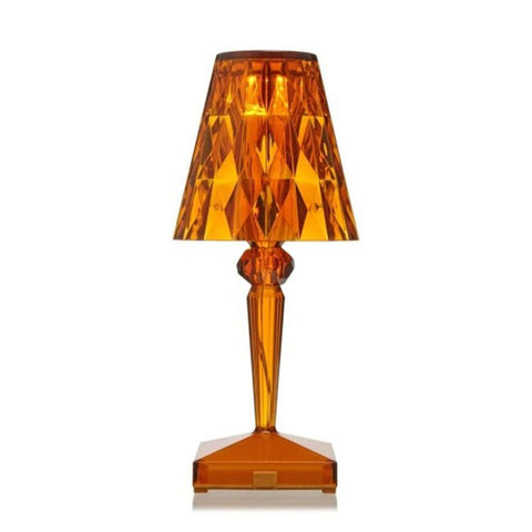 Rechargeable Crystal Table Lamp for Dining and Bedside Ambience
