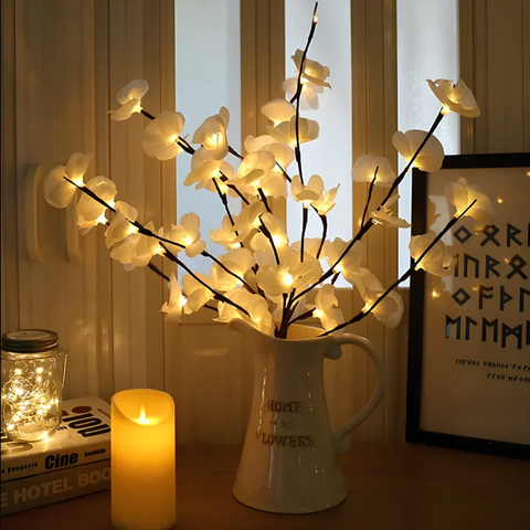 Illuminated Decorative Branches with Flexible Form