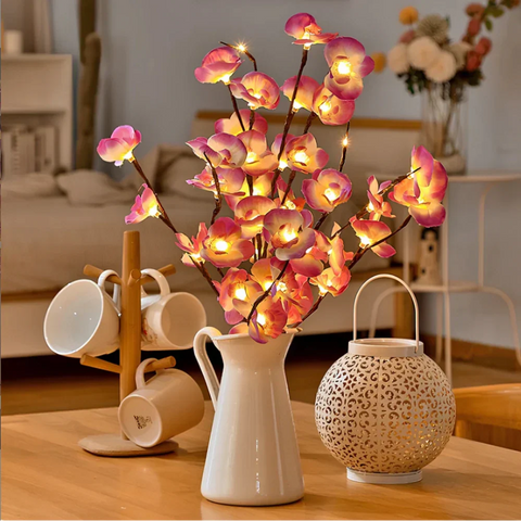 Illuminated Decorative Branches with Flexible Form