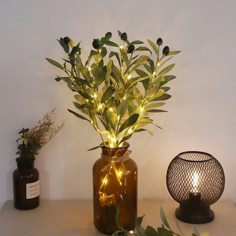Illuminated Decorative Branches with Flexible Form