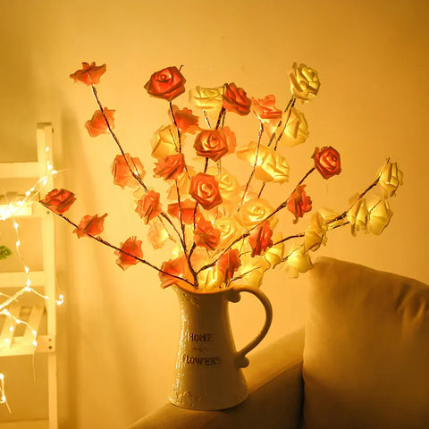 Illuminated Decorative Branches with Flexible Form