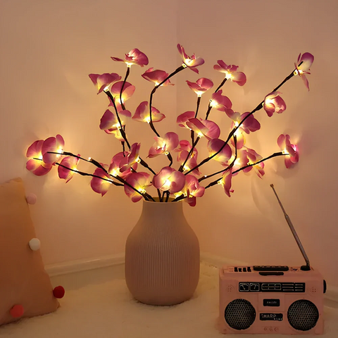 Illuminated Decorative Branches with Flexible Form