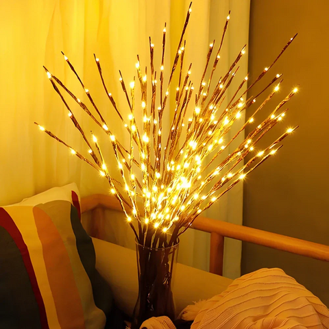 Illuminated Decorative Branches with Flexible Form