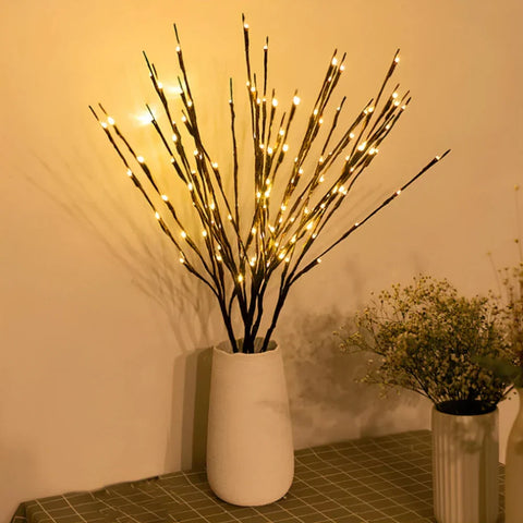 Illuminated Decorative Branches with Flexible Form