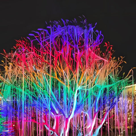 Waterproof RGB LED Tree Spotlight for Outdoor Landscape Lighting
