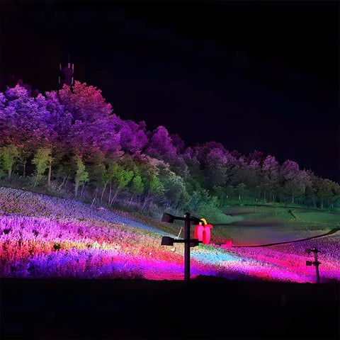 Waterproof RGB LED Landscape Spotlight for Trees and Home Facades
