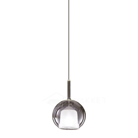 Round Glass Globe Pendant Light for Kitchen Islands and Dining Rooms