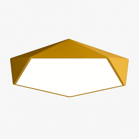 Geometric LED Ceiling Light for Bedroom and Dining Room Lighting