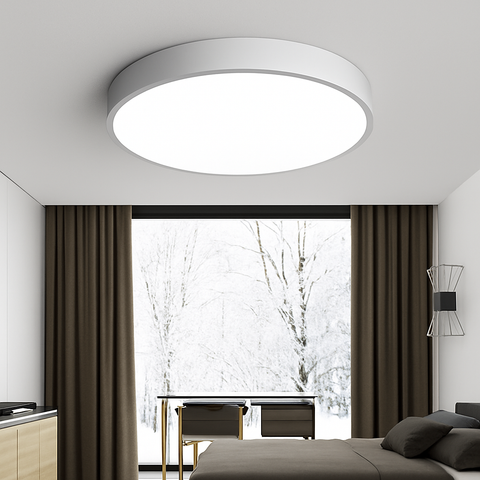 Ultra-Thin Round LED Ceiling Light for Bedroom and Kitchen Lighting