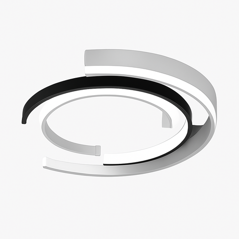 Interlocking Ring LED Ceiling Light for Modern Room Illumination