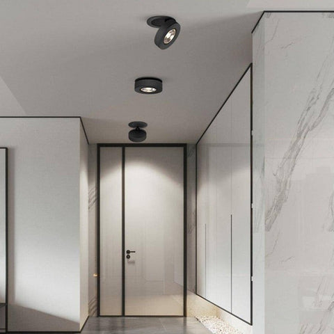 Slim Adjustable Recessed LED Spotlight for Focused Ceiling Lighting
