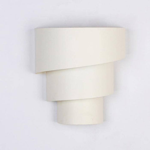 Layered Spiral LED Wall Sconce for Soft Interior Accent Lighting