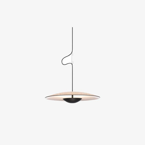 Pendant Light with Layered Metal Saucer Shade