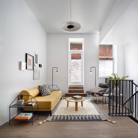 Pendant Light with Layered Metal Saucer Shade