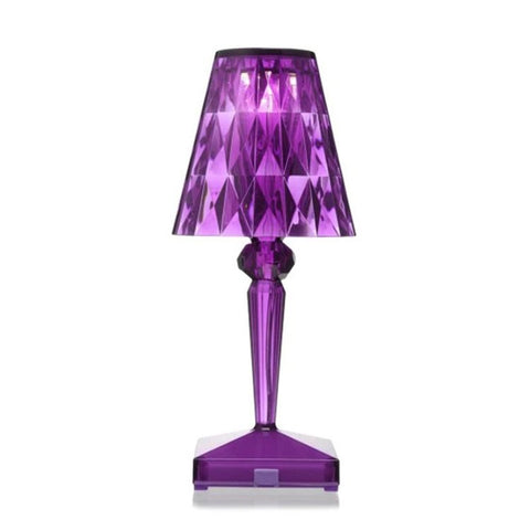 Rechargeable Crystal Table Lamp for Dining and Bedside Ambience