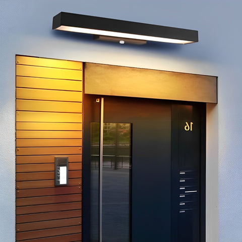 Motion Sensor LED Wall Light for Outdoor Doors, Porches, and Entryways