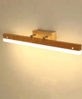 Rotatable Wood-Effect LED Vanity Light for Mirrors — product view