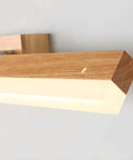 Rotatable Wood-Effect LED Vanity Light for Mirrors — product view