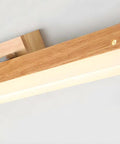 Rotatable Wood-Effect LED Vanity Light for Mirrors — product view