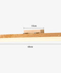 Rotatable Wood-Effect LED Vanity Light for Mirrors — product view