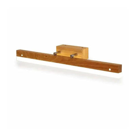 Rotatable Wood-Effect LED Vanity Light for Mirrors — product view