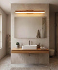 Rotatable Wood-Effect LED Vanity Light for Mirrors — product view