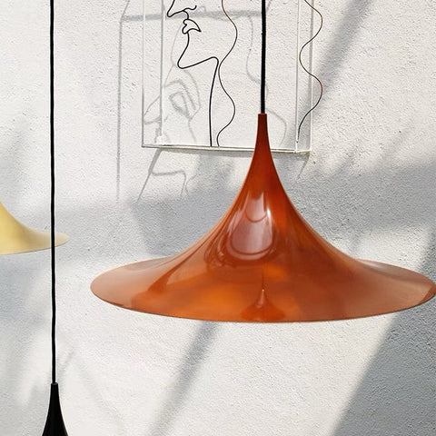 Sculptural Metal Pendant Light for Dining Room and Kitchen Lighting