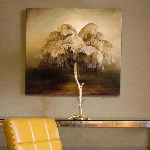 Feather Floor and Table Lamp for Bedrooms and Decorative Living Spaces