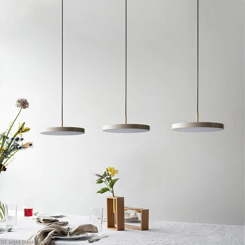 Scandinavian LED Pendant Light with Warm or White Light