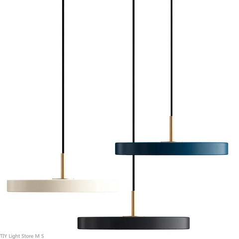 Scandinavian LED Pendant Light with Warm or White Light