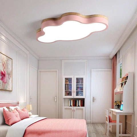 Cloud-Shaped LED Flush Mount Ceiling Light — product view