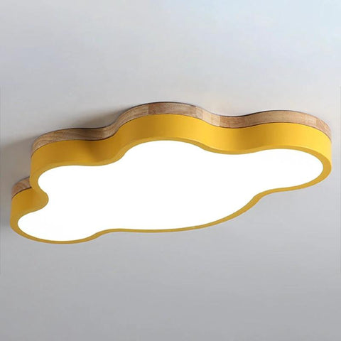 Cloud-Shaped LED Flush Mount Ceiling Light — product view