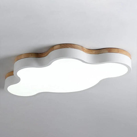 Cloud-Shaped LED Flush Mount Ceiling Light — product view