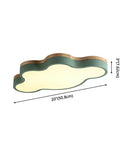 Cloud-Shaped LED Flush Mount Ceiling Light — product view
