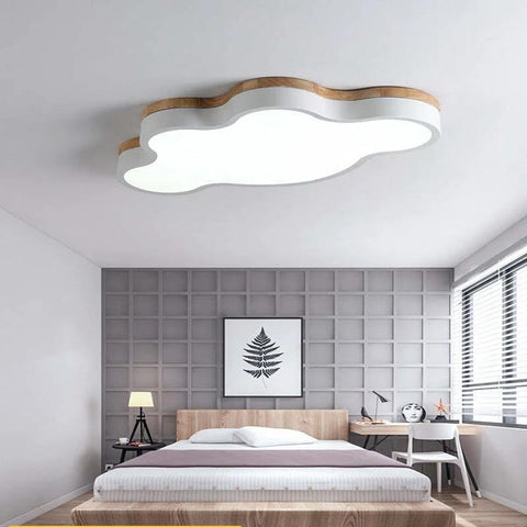 Cloud-Shaped LED Flush Mount Ceiling Light — product view