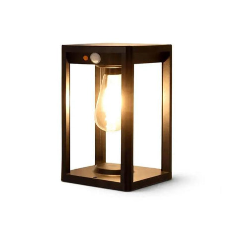 Solar Outdoor Column Light with Motion Sensor — product view