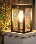 Solar Outdoor Column Light with Motion Sensor — product view