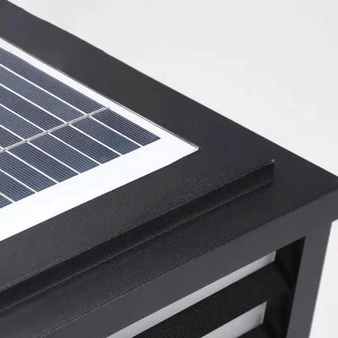 Outdoor Post Light with Louvered Sides and LED — product view