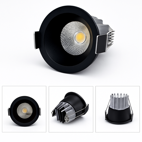 Anti-Glare Recessed LED Spotlight for Kitchen and Bedroom Lighting