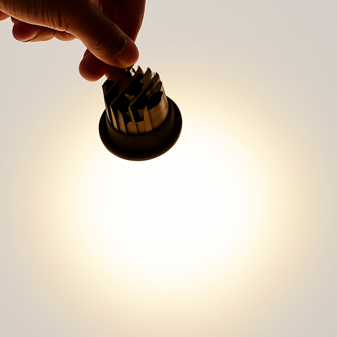 Anti-Glare Recessed LED Spotlight for Kitchen and Bedroom Lighting
