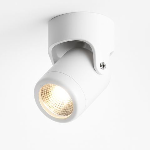 Rotating Surface-Mount LED Spotlight for Focused Ceiling Lighting