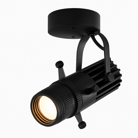 Adjustable COB LED Spotlight for Track and Surface Accent Lighting